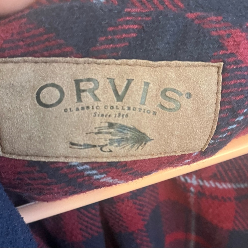 Orvis Plaid Button-Up jacket - Picture 3 of 4
